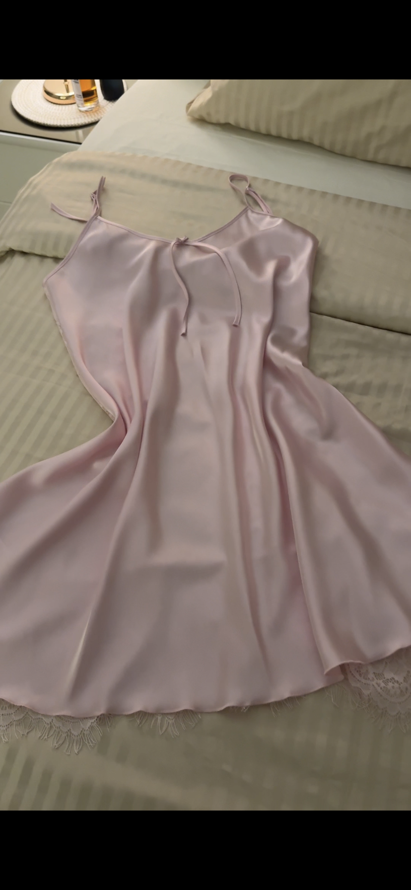 Pink Satin Nightwear