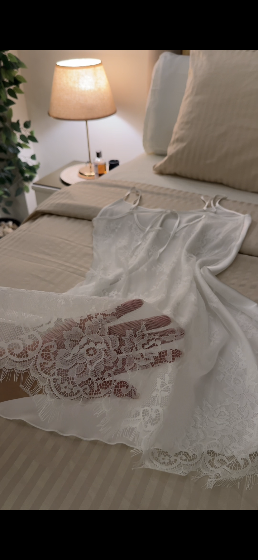 White Satin Nightwear