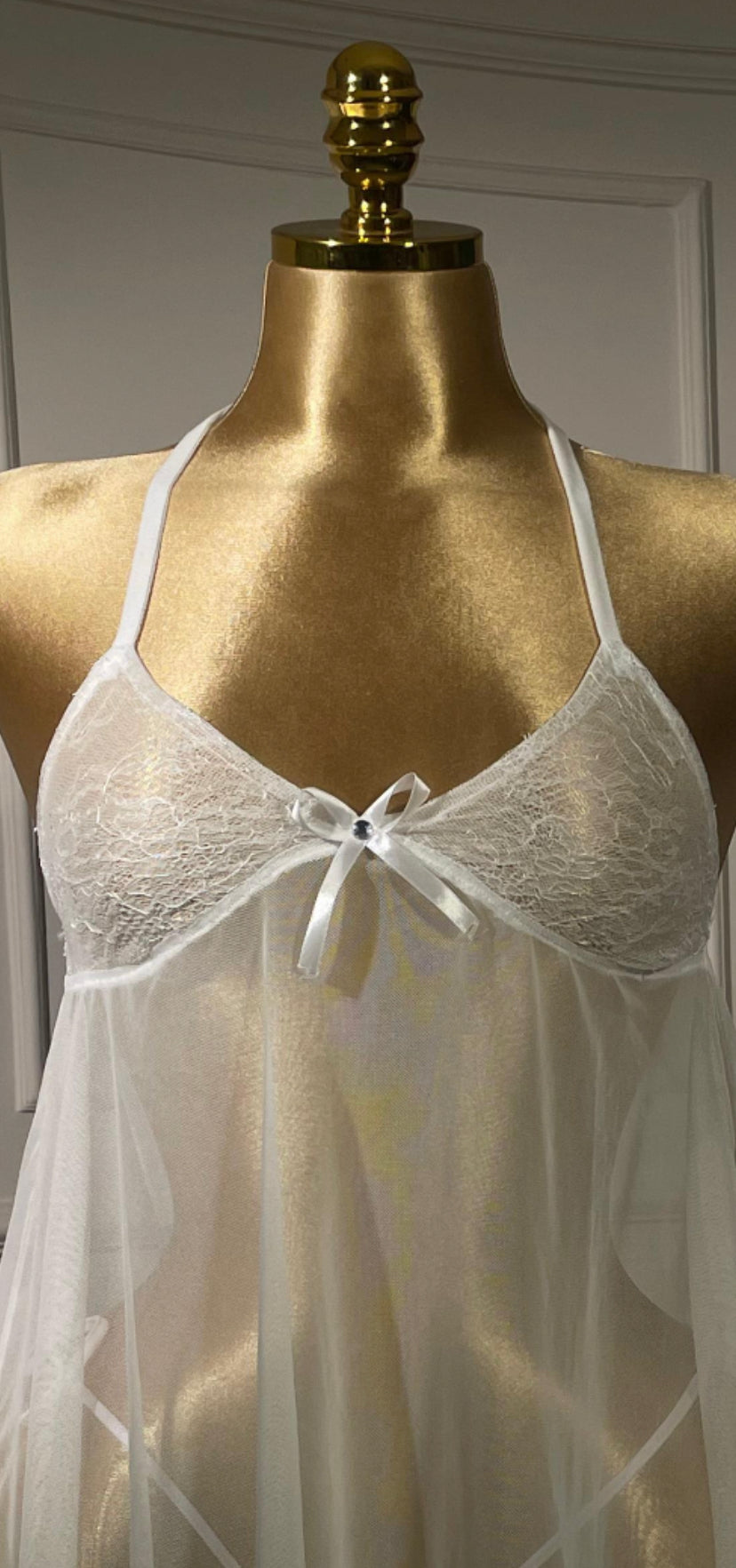 White Lace Nightdress