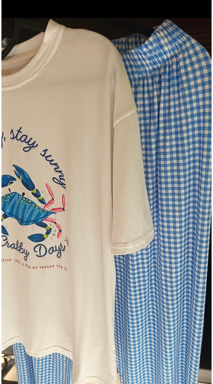 Crab Cotton Pajama