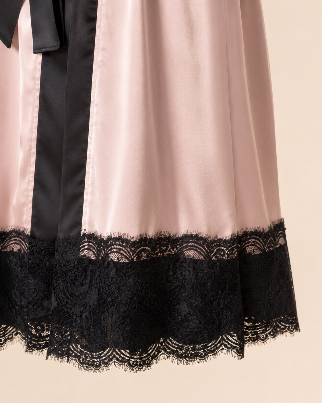 Blush Pink Satin Robe Set