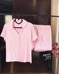 Pink Soft Cotton Pajama Set