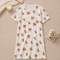 Teddy Dreams Cotton Nightdress