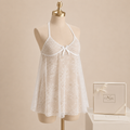 White Lace Bow Nightdress