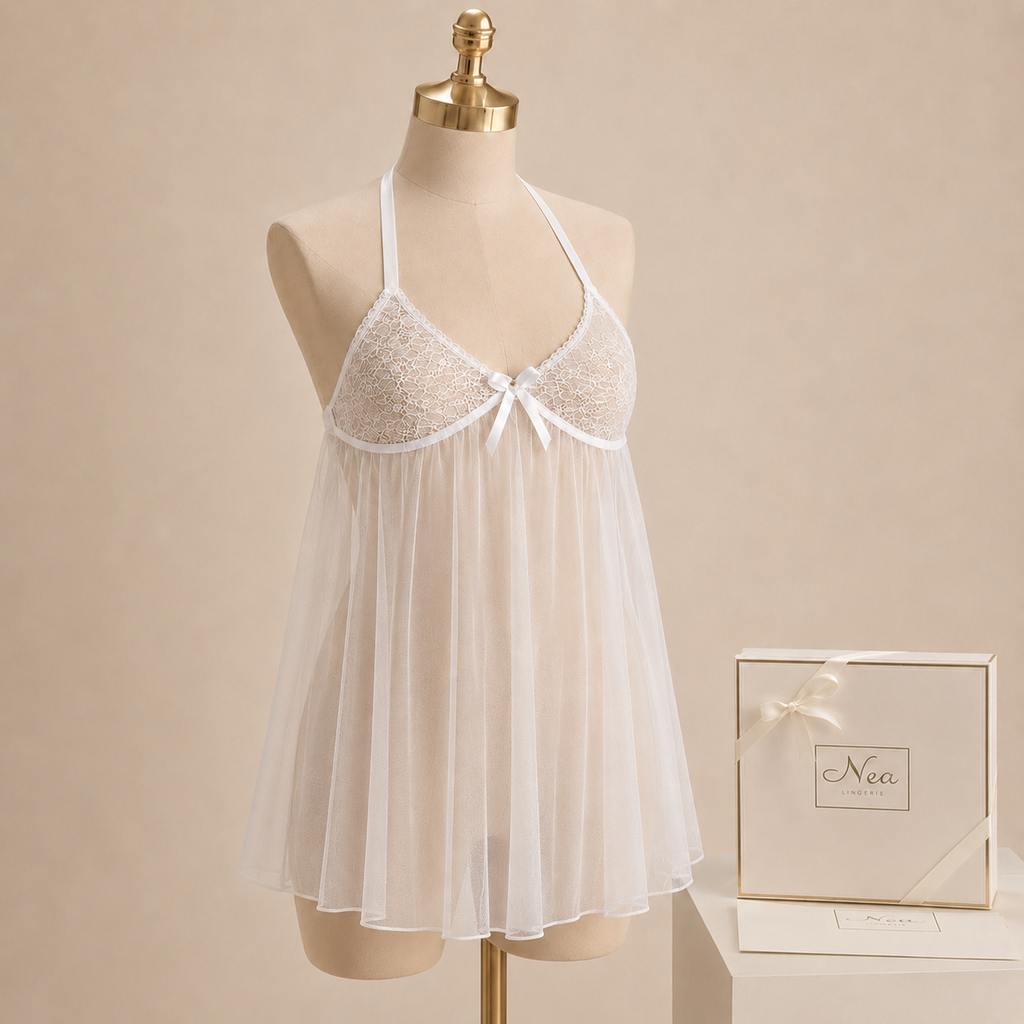 White Lace Nightdress