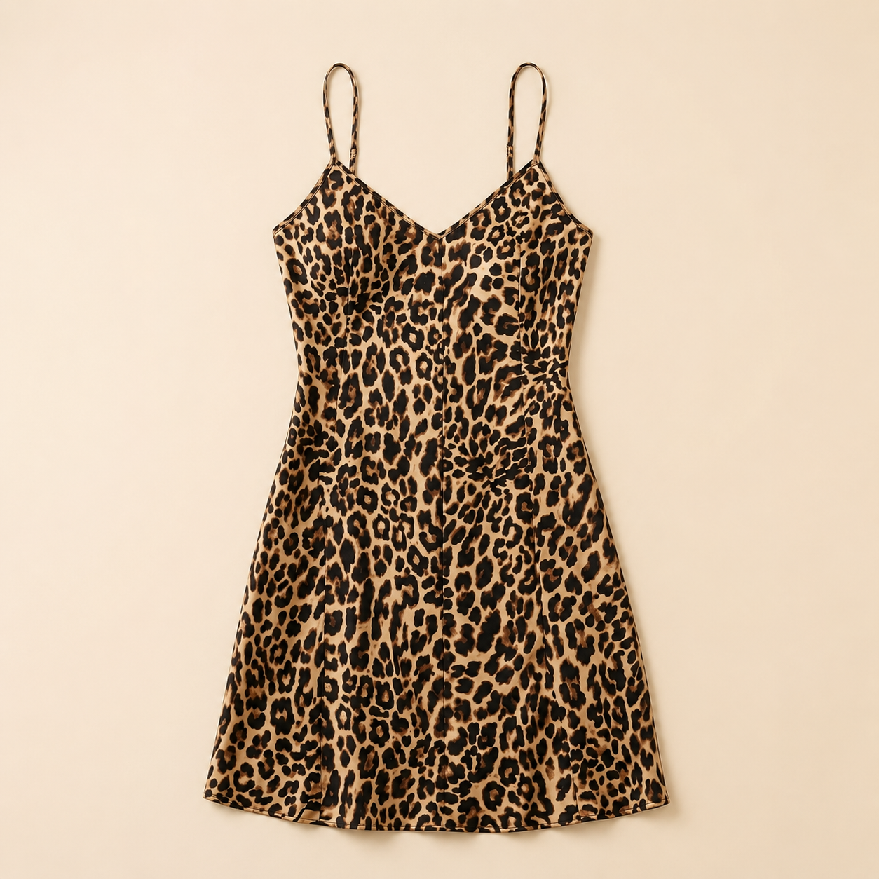 Leopard Satin Nightdress
