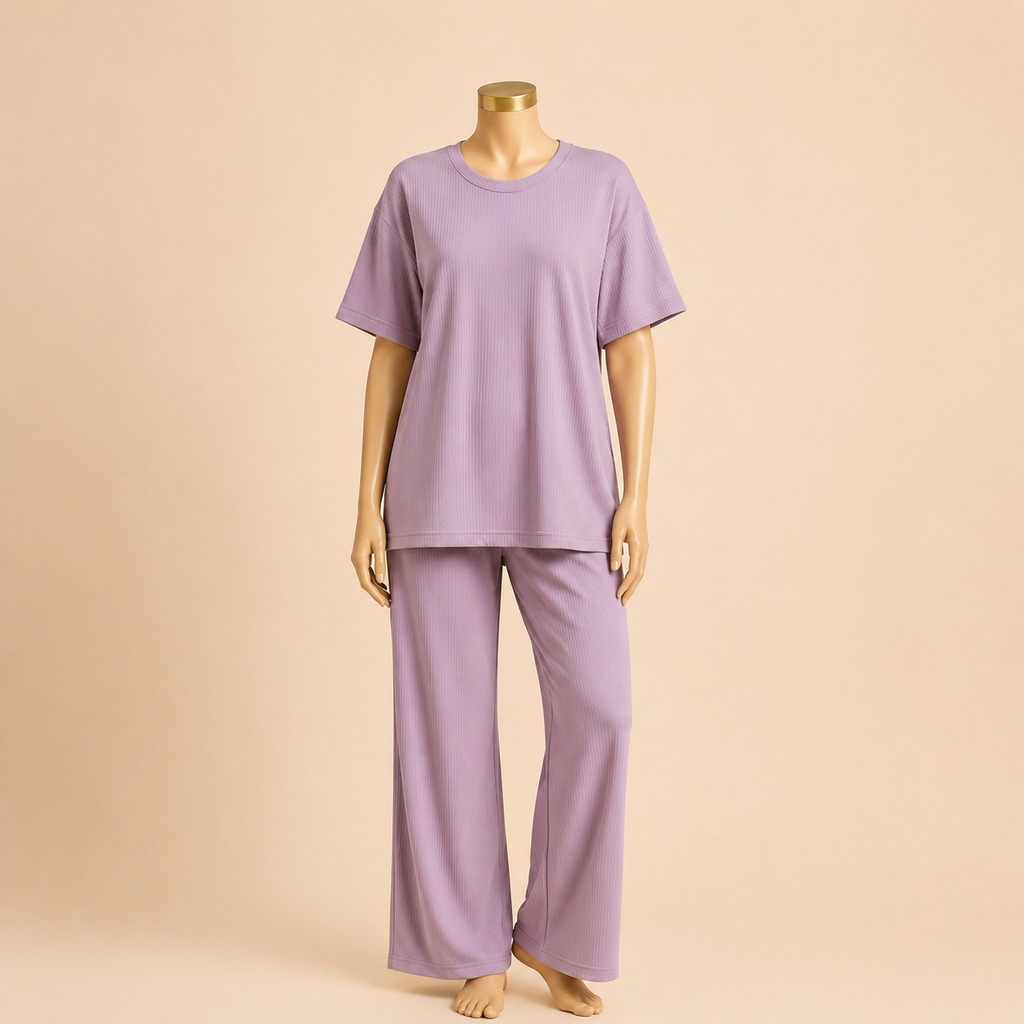 100 Solid Cotton PJ Set