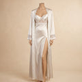 Ivory Grace Satin Bridal Set - One Size